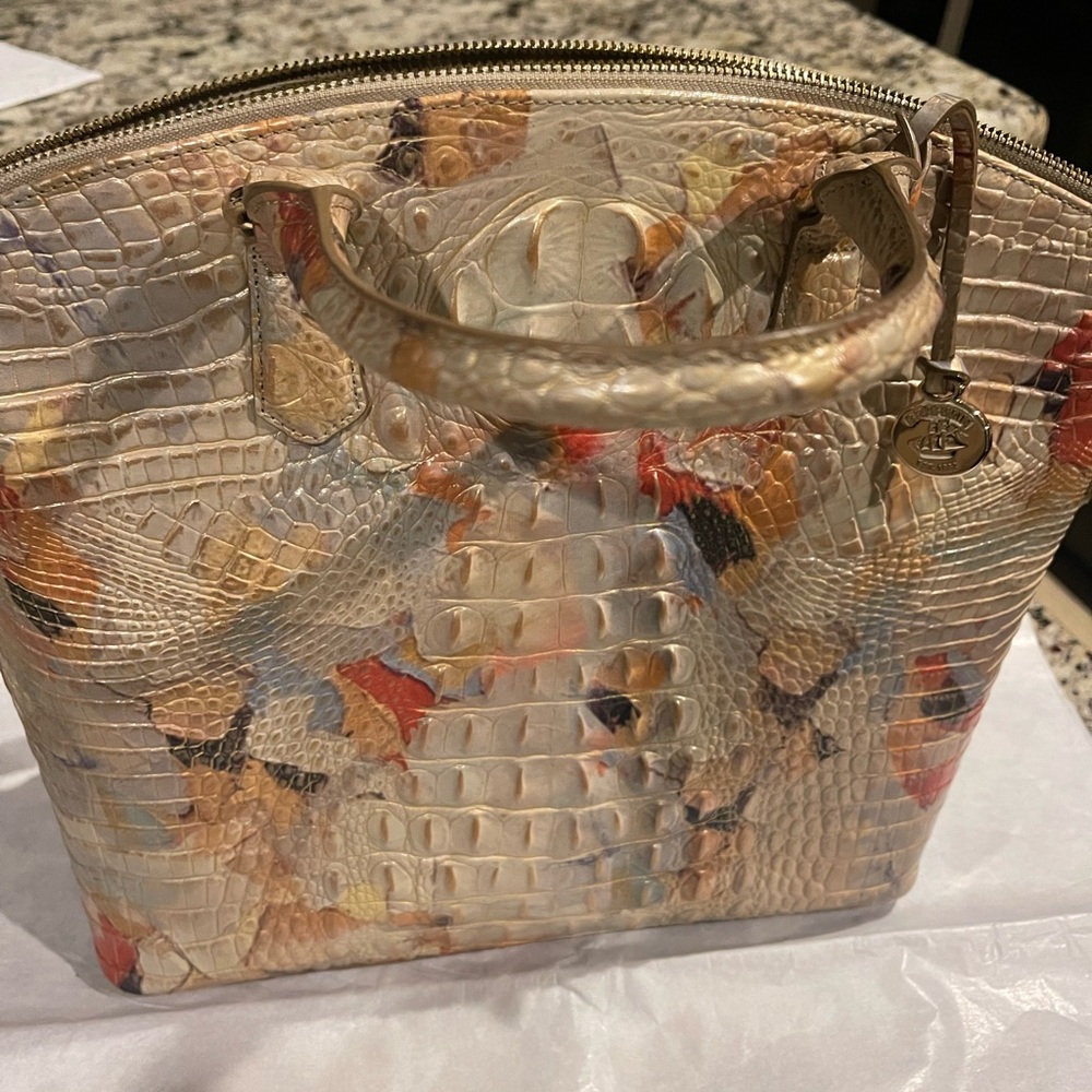 Brahmin Embossed All Real Leather